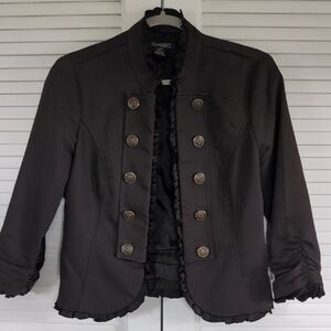 George Black Double-Breasted Blazer